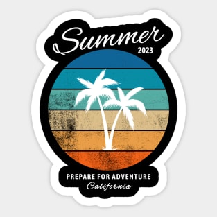 Summer Vacation 2023 Sticker